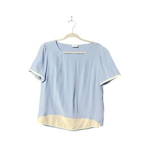 Akris Punto Silk Two Tone Top